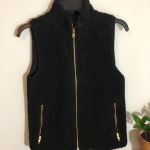 Black vest from Jcrew